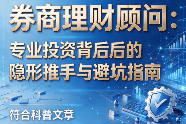 券商理财顾问：专业投资背后的隐形推手与避坑指南