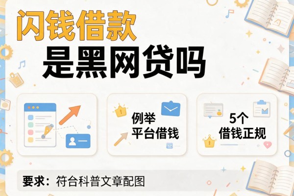 闪钱借款是黑网贷吗，例举5个平台借钱正规