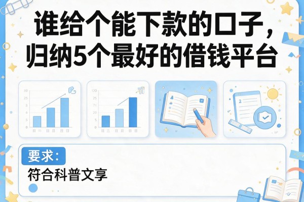 谁给个能下款的口子，归纳5个最好的借钱平台