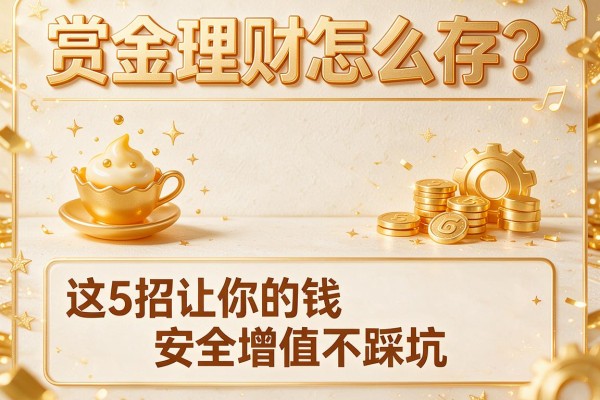 赏金理财怎么存？这5招让你的钱安全增值不踩坑