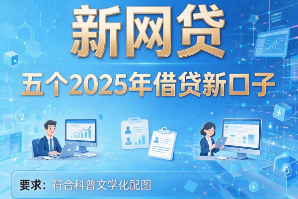 新网贷，分析五个2025年借贷新口子