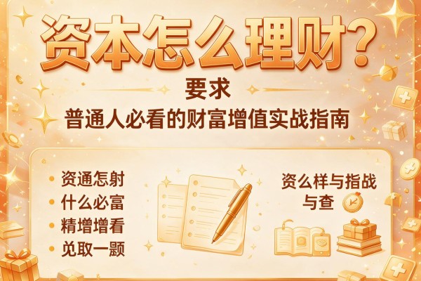 资本怎么理财？普通人必看的财富增值实战指南