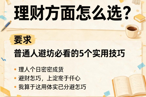 理财方面怎么选？普通人避坑必看的5个实用技巧