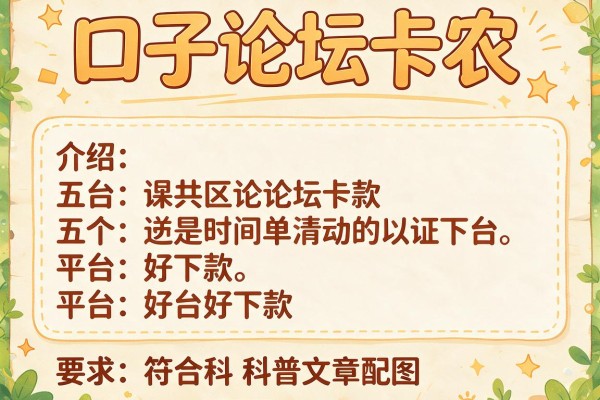 口子论坛卡农，介绍五个平台好下款
