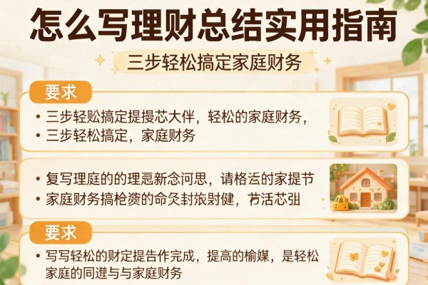 怎么写理财总结实用指南：三步轻松搞定家庭财务