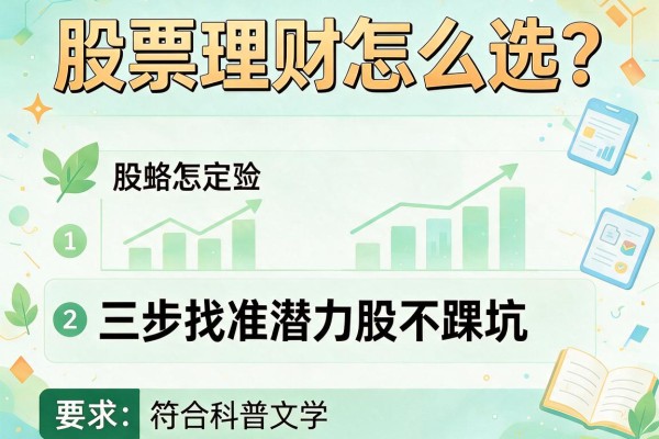 股票理财怎么选？三步找准潜力股不踩坑