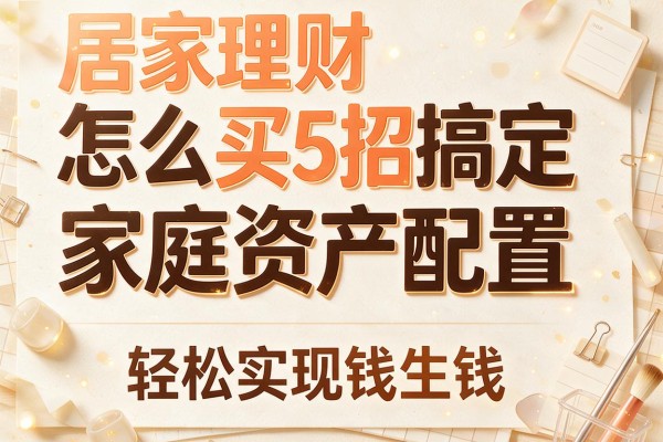 居家理财怎么买5招搞定家庭资产配置，轻松实现钱生钱