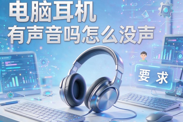 电脑耳机有声音吗怎么没声