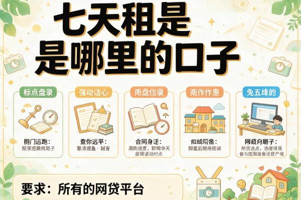 七天租是哪里的口子，盘点五个所有的网贷平台