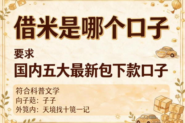 借米是哪个口子，国内五大最新包下款口子