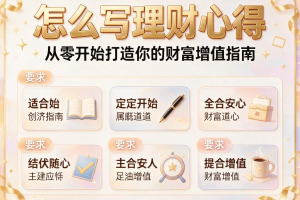 怎么写理财心得：从零开始打造你的财富增值指南