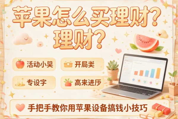 苹果怎么买理财？手把手教你用苹果设备搞钱小技巧