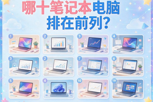 哪十款笔记本电脑排在前列？