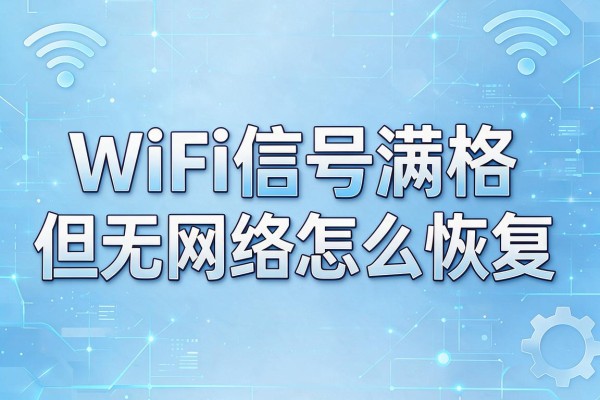WiFi信号满格但无网络怎么恢复？