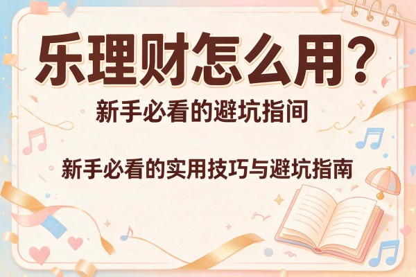 乐理财怎么用？新手必看的实用技巧与避坑指南