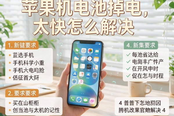 苹果手机电池掉电太快怎么解决？