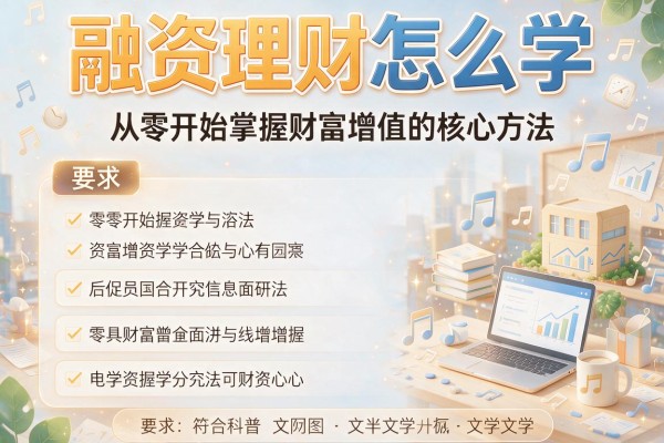 融资理财怎么学：从零开始掌握财富增值的核心方法