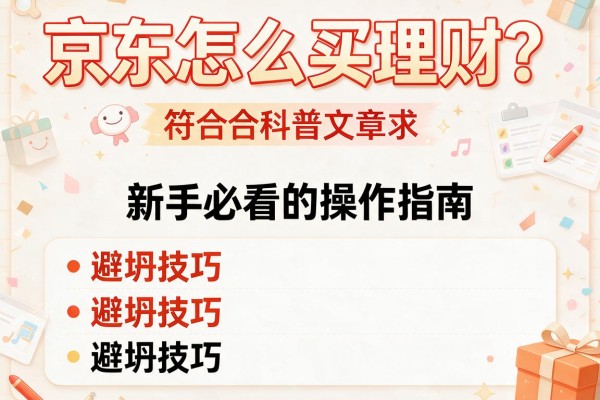 京东怎么买理财？新手必看的操作指南与避坑技巧