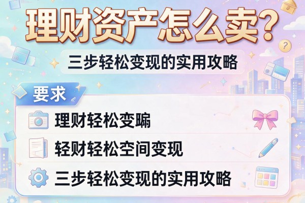 理财资产怎么卖？三步轻松变现的实用攻略