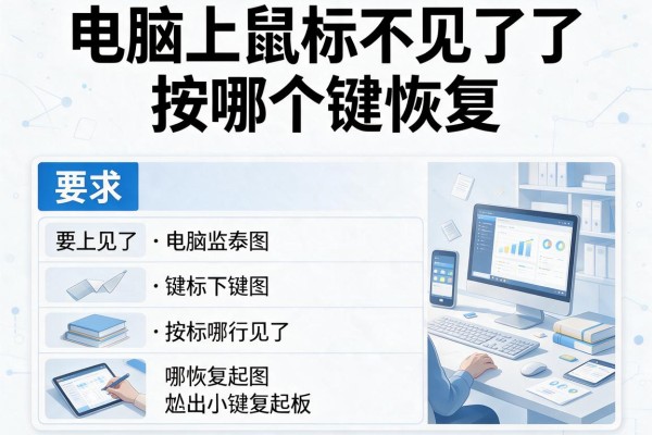 电脑上鼠标不见了按哪个键恢复