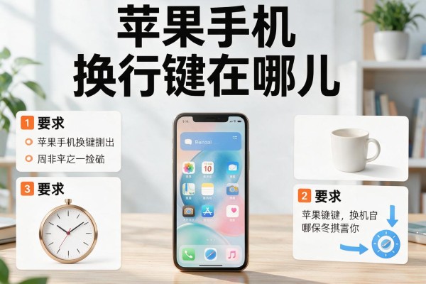 苹果手机换行键在哪儿