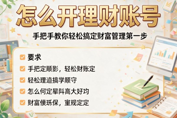 怎么开理财账号：手把手教你轻松搞定财富管理第一步