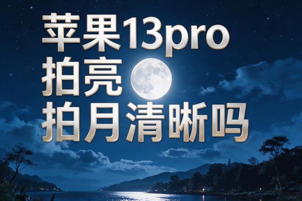 苹果13pro拍月亮清晰吗？