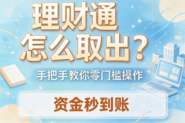 理财通怎么取出？手把手教你零门槛操作，资金秒到账