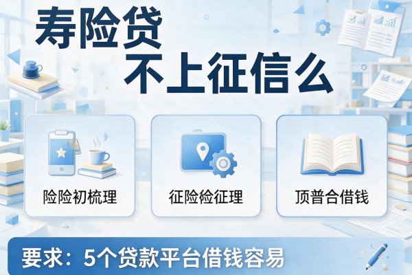 寿险贷不上征信么，梳理5个贷款平台借钱容易