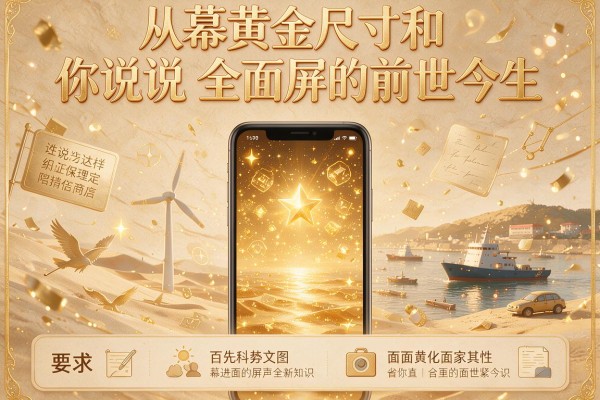 从屏幕黄金尺寸和你说说 全面屏的前世今生