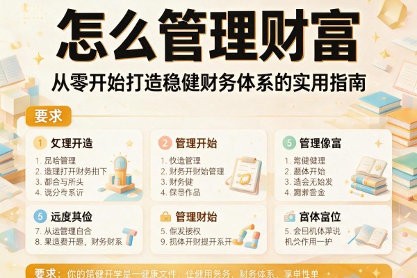 怎么管理财富：从零开始打造稳健财务体系的实用指南
