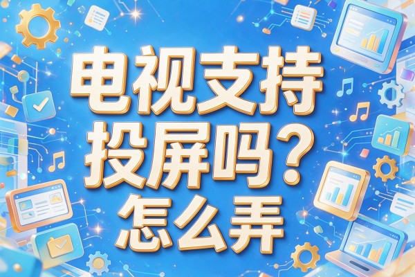 电视支持投屏吗？怎么弄？
