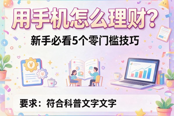 用手机怎么理财？新手必看的5个零门槛技巧