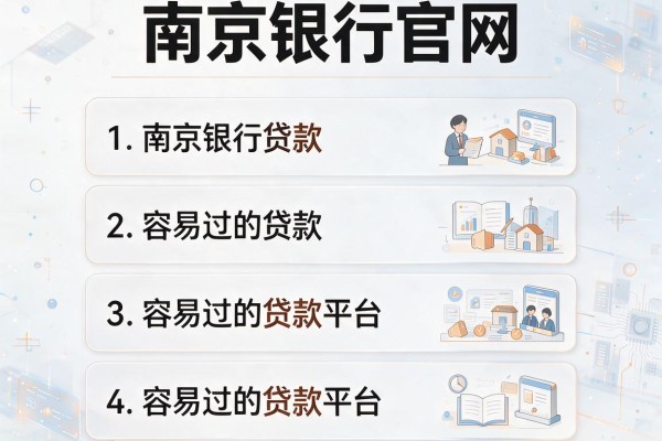 南京银行官网，分析五个容易过的贷款平台