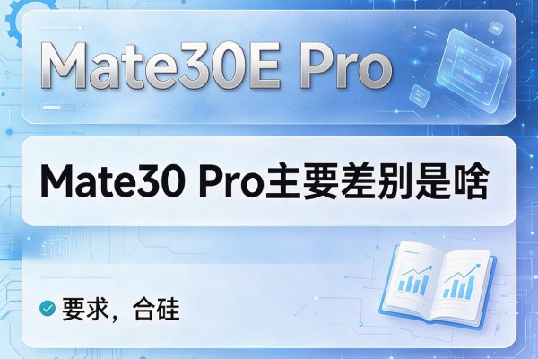 Mate30E Pro和Mate30 Pro主要差别是啥？