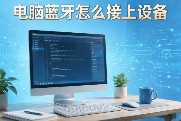 电脑蓝牙怎么接上设备？