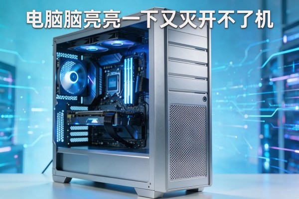 电脑主机亮一下又灭开不了机