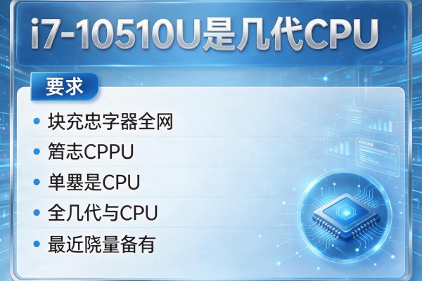 i7-10510U是几代CPU？