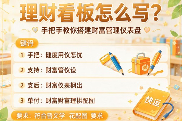 理财看板怎么写？手把手教你搭建财富管理仪表盘