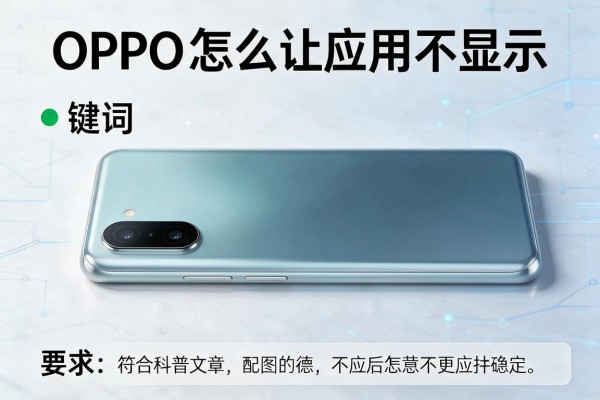 OPPO怎么让应用不显示