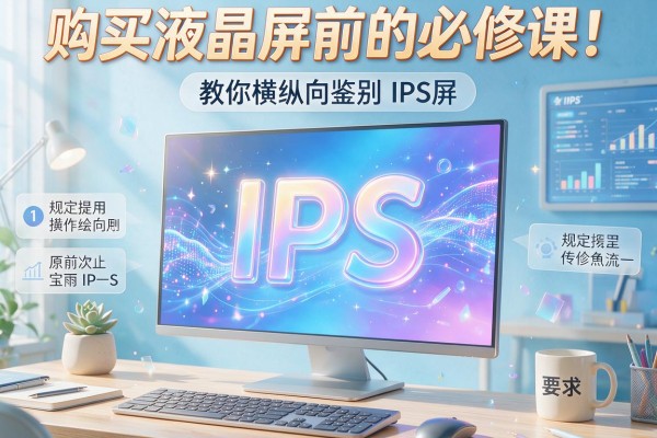 购买液晶屏前的必修课！教你横纵向鉴别IPS屏