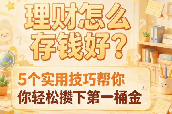 理财怎么存钱好？5个实用技巧帮你轻松攒下第一桶金