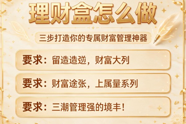理财盒怎么做：三步打造你的专属财富管理神器