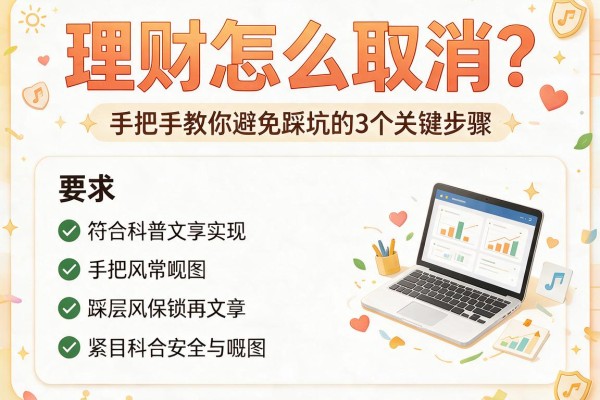 理财怎么取消？手把手教你避免踩坑的3个关键步骤