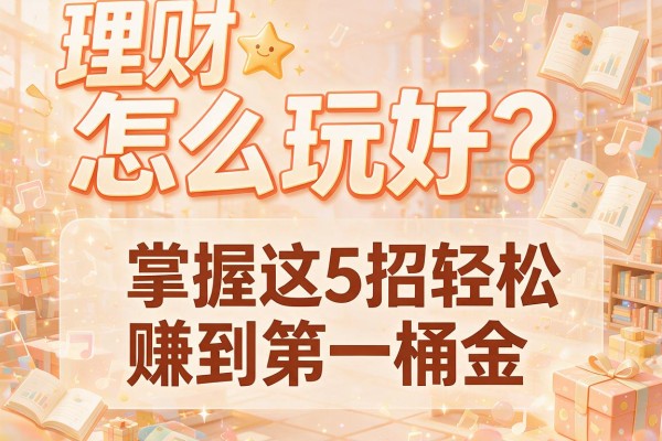 理财怎么玩好？掌握这5招轻松赚到第一桶金！
