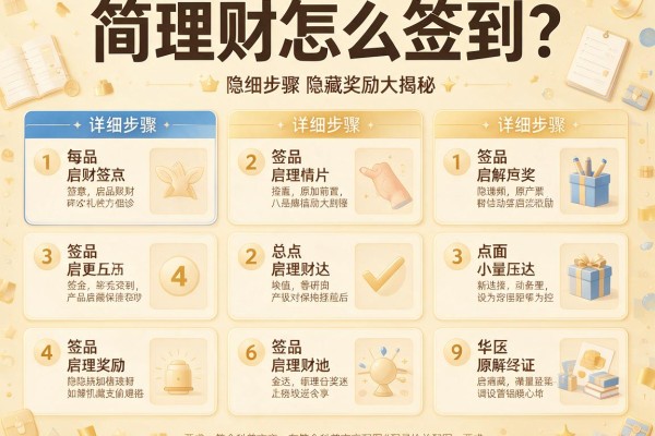 简理财怎么签到？详细步骤与隐藏奖励大揭秘