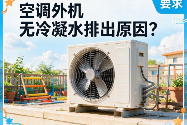 空调外机无冷凝水排出原因？