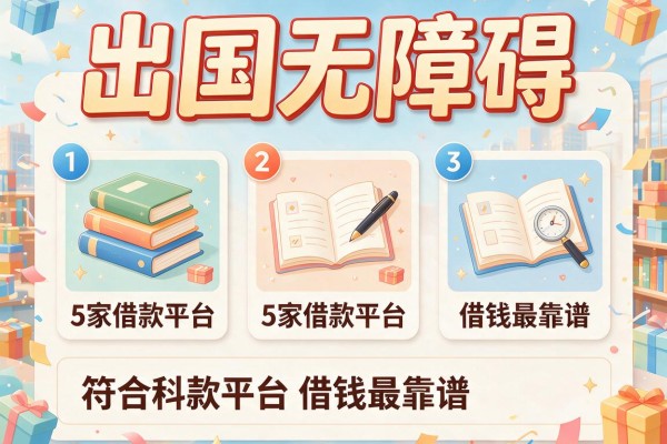 出国无障碍，阐述5家借款平台借钱最靠谱