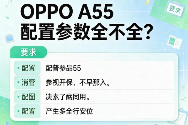 OPPO A55配置参数全不全？