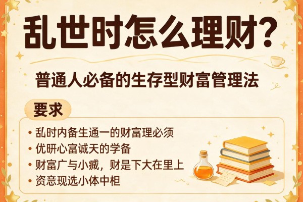 乱世时怎么理财？普通人必备的生存型财富管理法